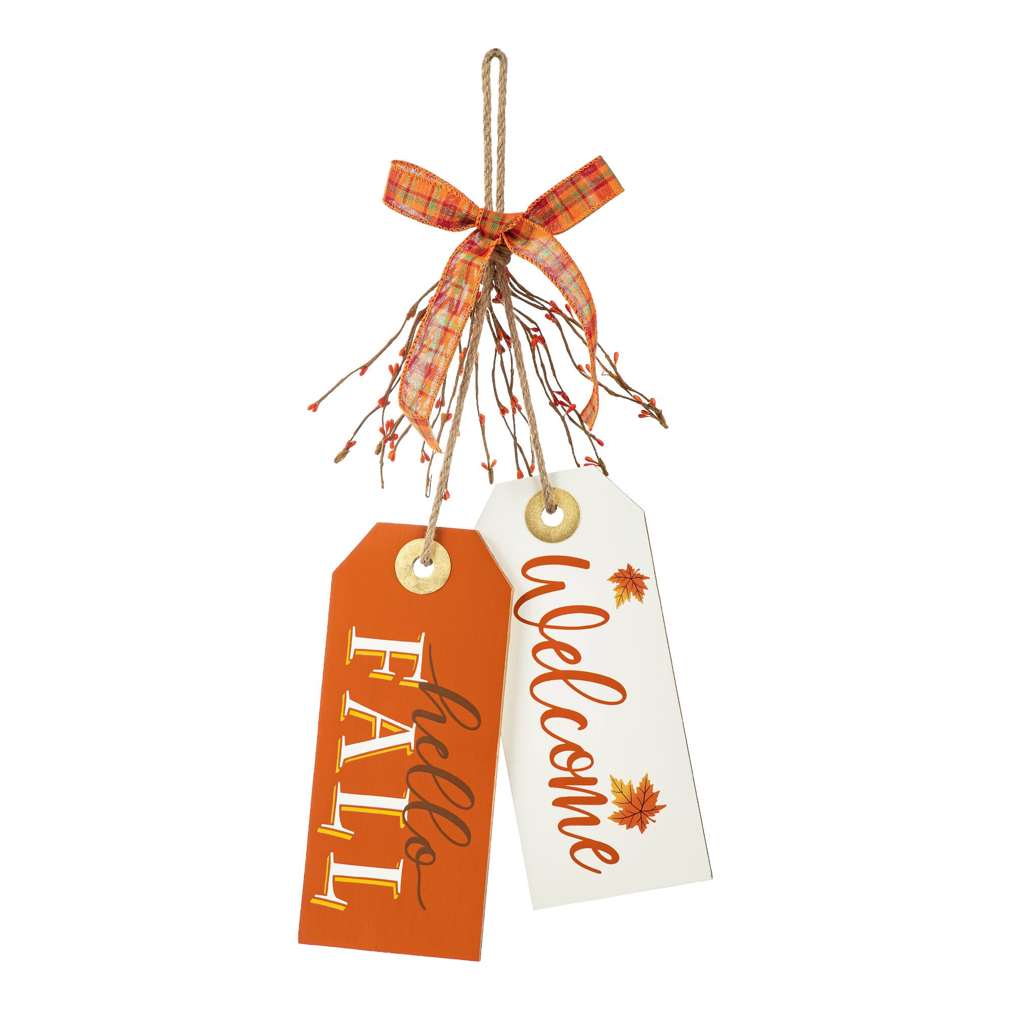 Glitzhome® 24" Fall Wooden Door Hanger